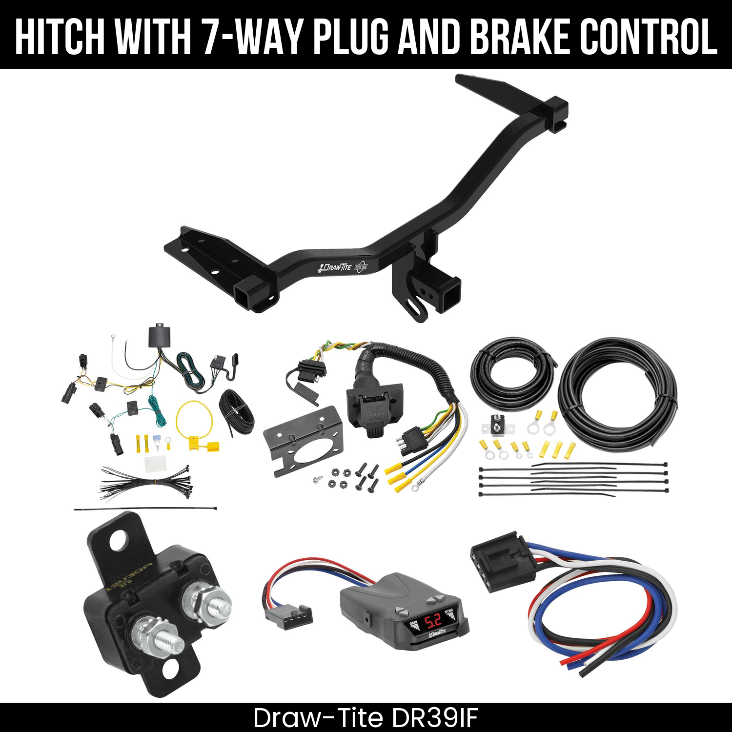 Trailer Hitch , 7-Way , Draw-Tite Activator IV Brake Control