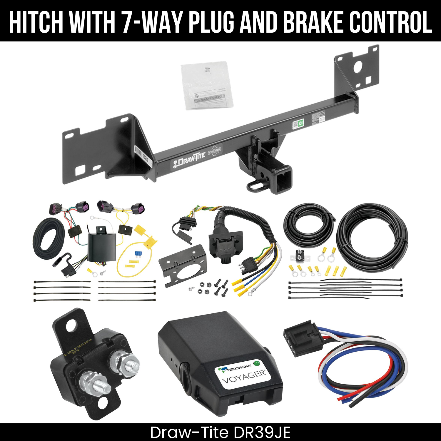 Trailer Hitch , 7-Way , Tekonsha Voyager Brake Control