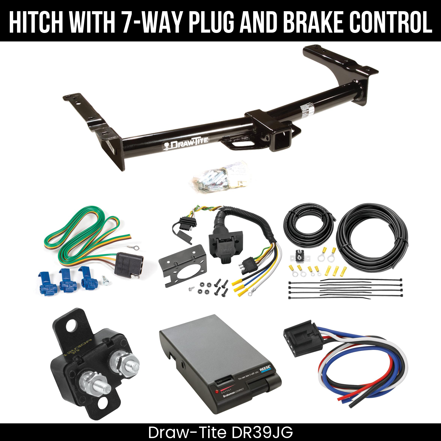 Trailer Hitch , 7-Way , Reese Brakeman Brake Control