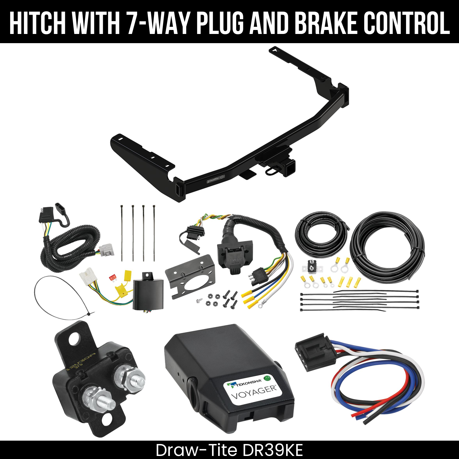 Trailer Hitch , 7-Way , Tekonsha Voyager Brake Control