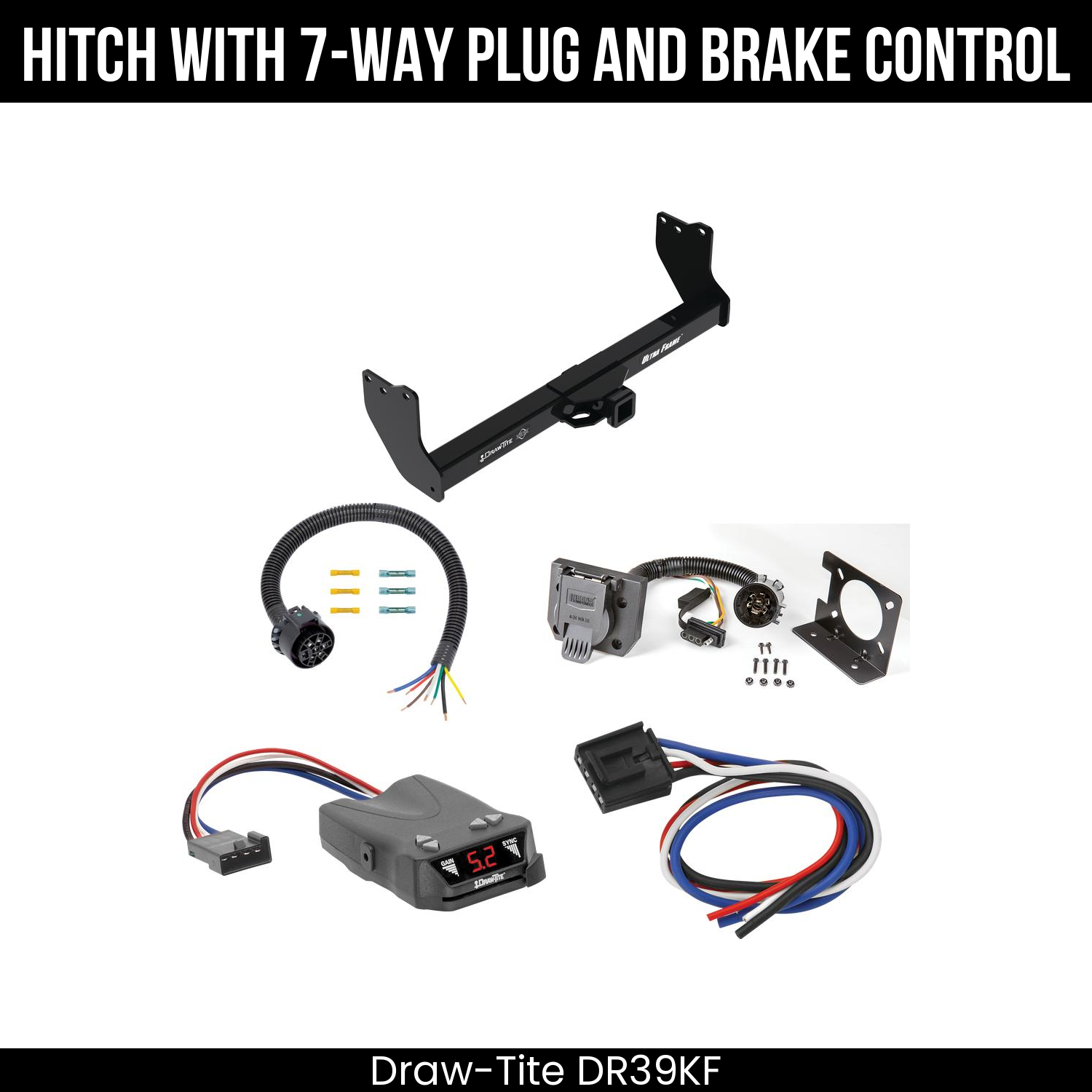 Trailer Hitch , 7-Way , Draw-Tite Activator IV Brake Control
