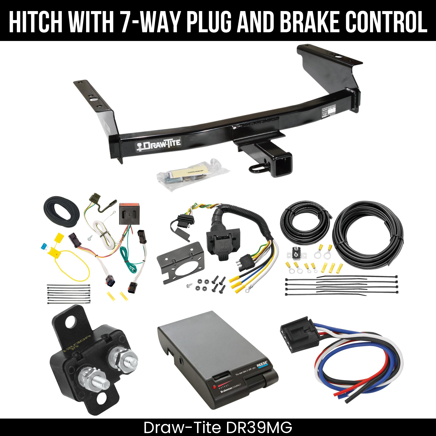 Trailer Hitch , 7-Way , Reese Brakeman Brake Control