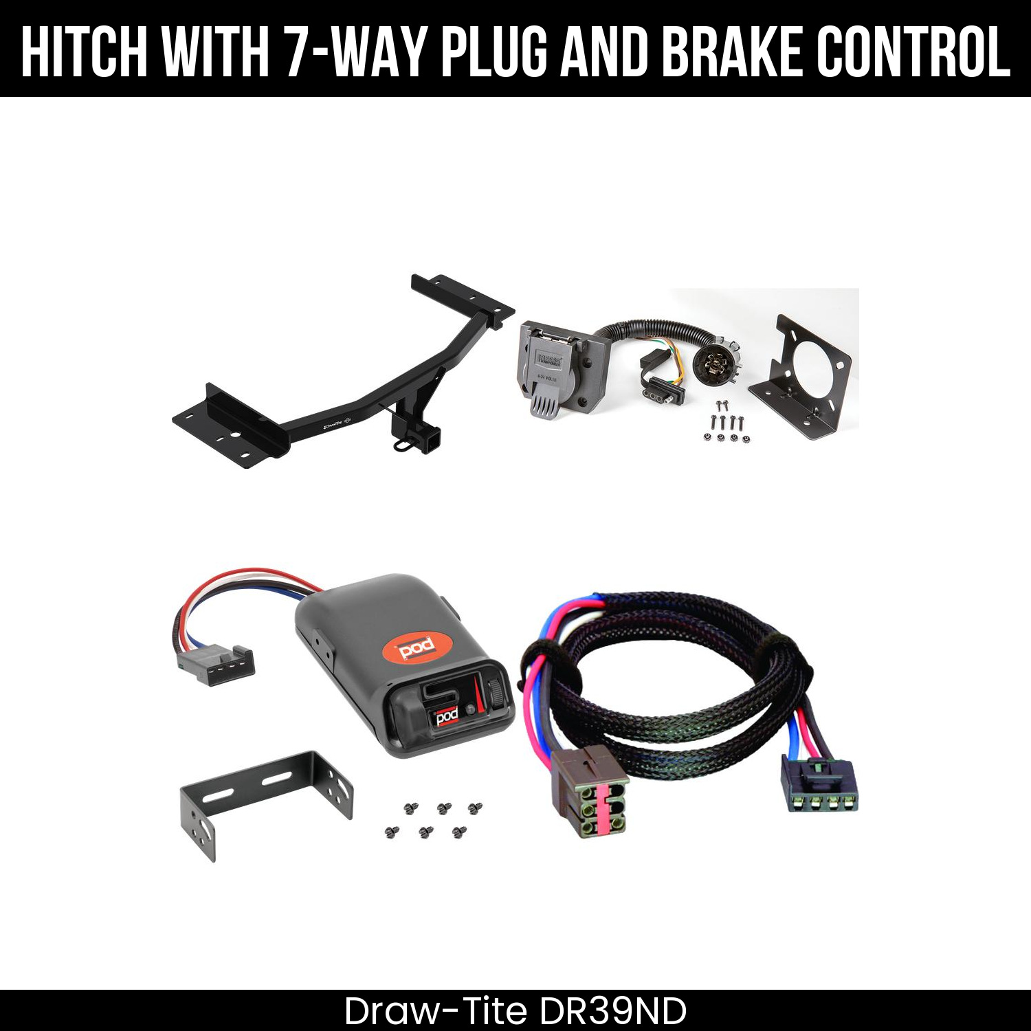 Trailer Hitch , 7-Way , Pro Series POD Brake Control