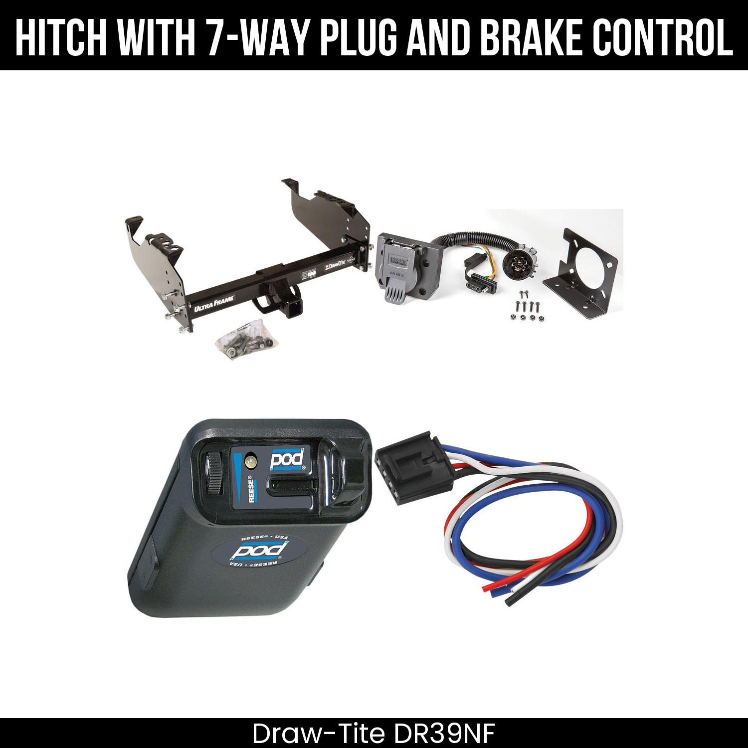 Trailer Hitch , 7-Way , Reese POD Brake Control