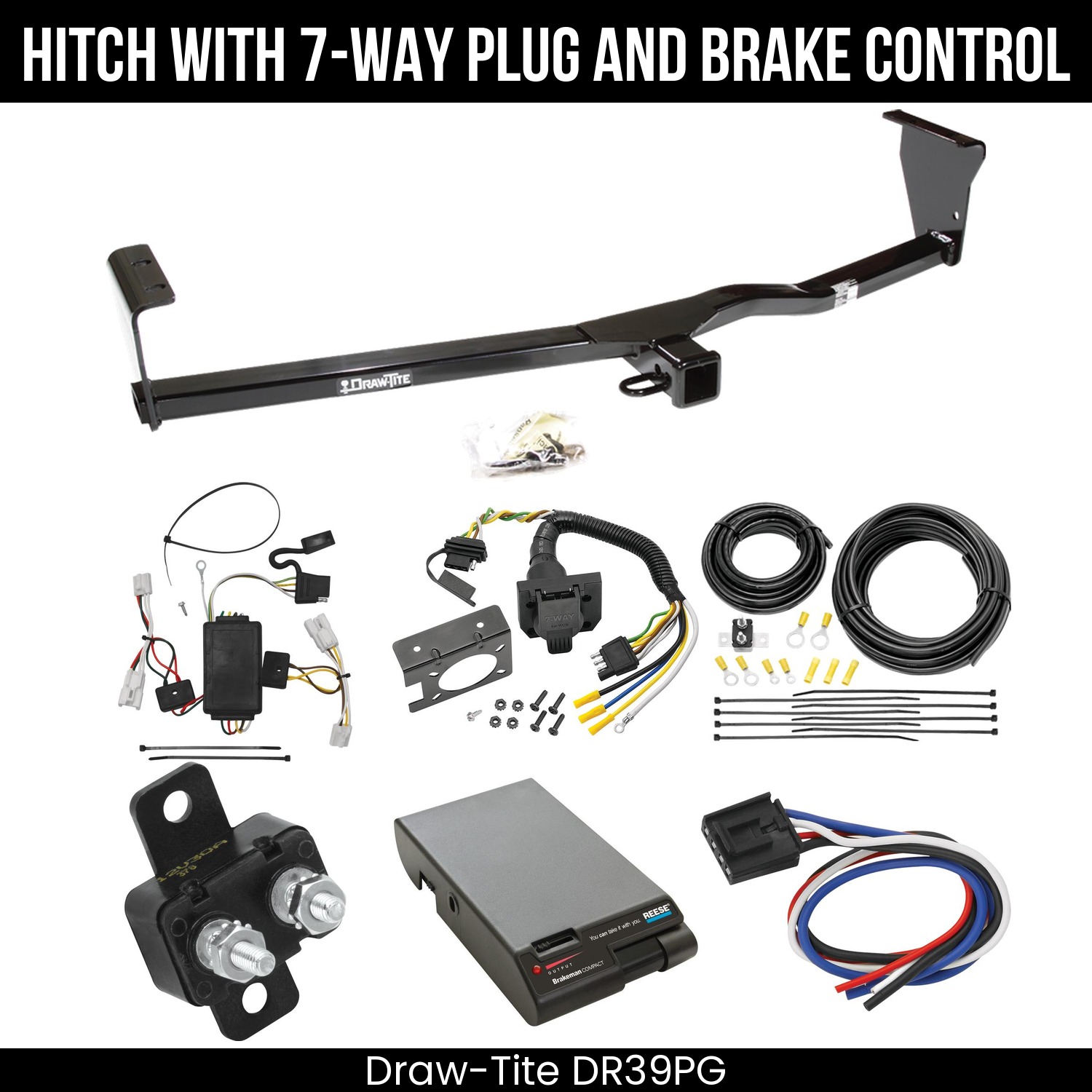 Trailer Hitch , 7-Way , Reese Brakeman Brake Control