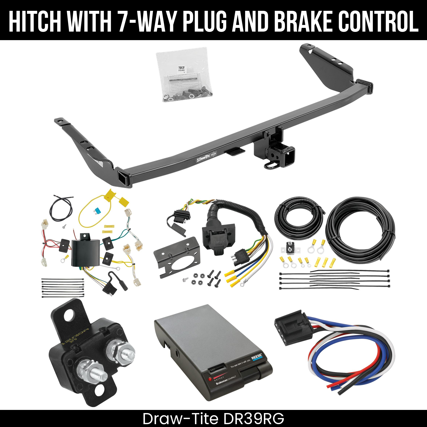 Trailer Hitch , 7-Way , Reese Brakeman Brake Control