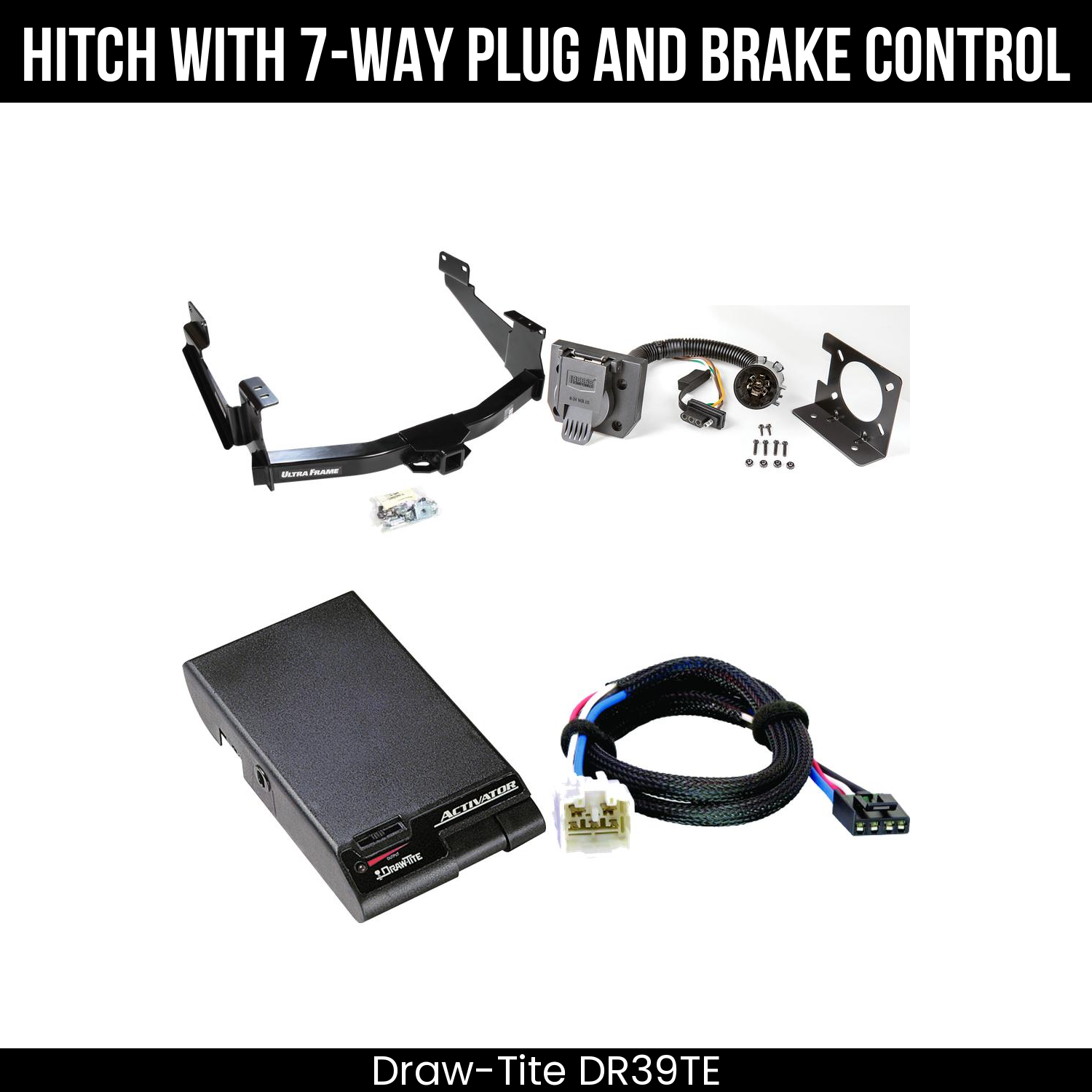 Trailer Hitch , 7-Way , Draw-Tite Activator Brake Control