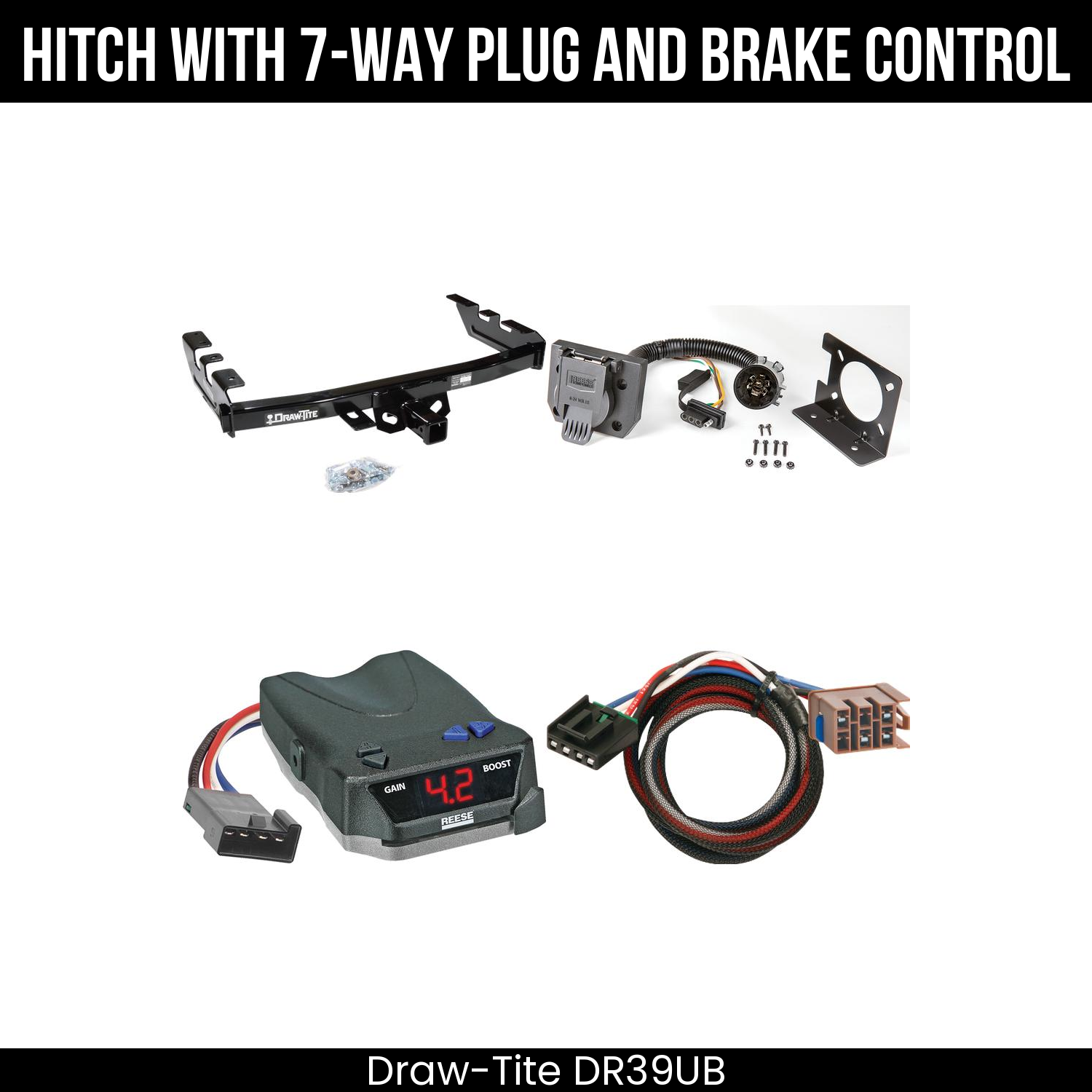 Trailer Hitch , 7-Way , Reese Brake EVN Control