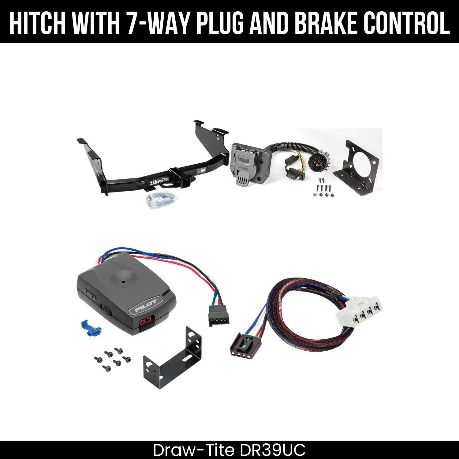 Trailer Hitch , 7-Way , Pro Series Pilot Brake Control