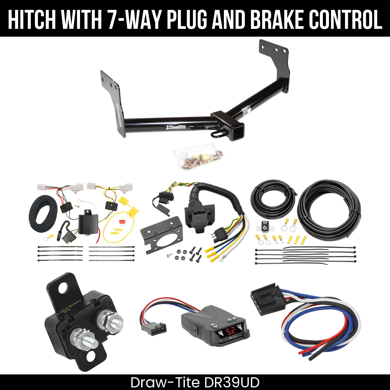 Trailer Hitch , 7-Way , Tekonsha Brakeman IV Brake Control