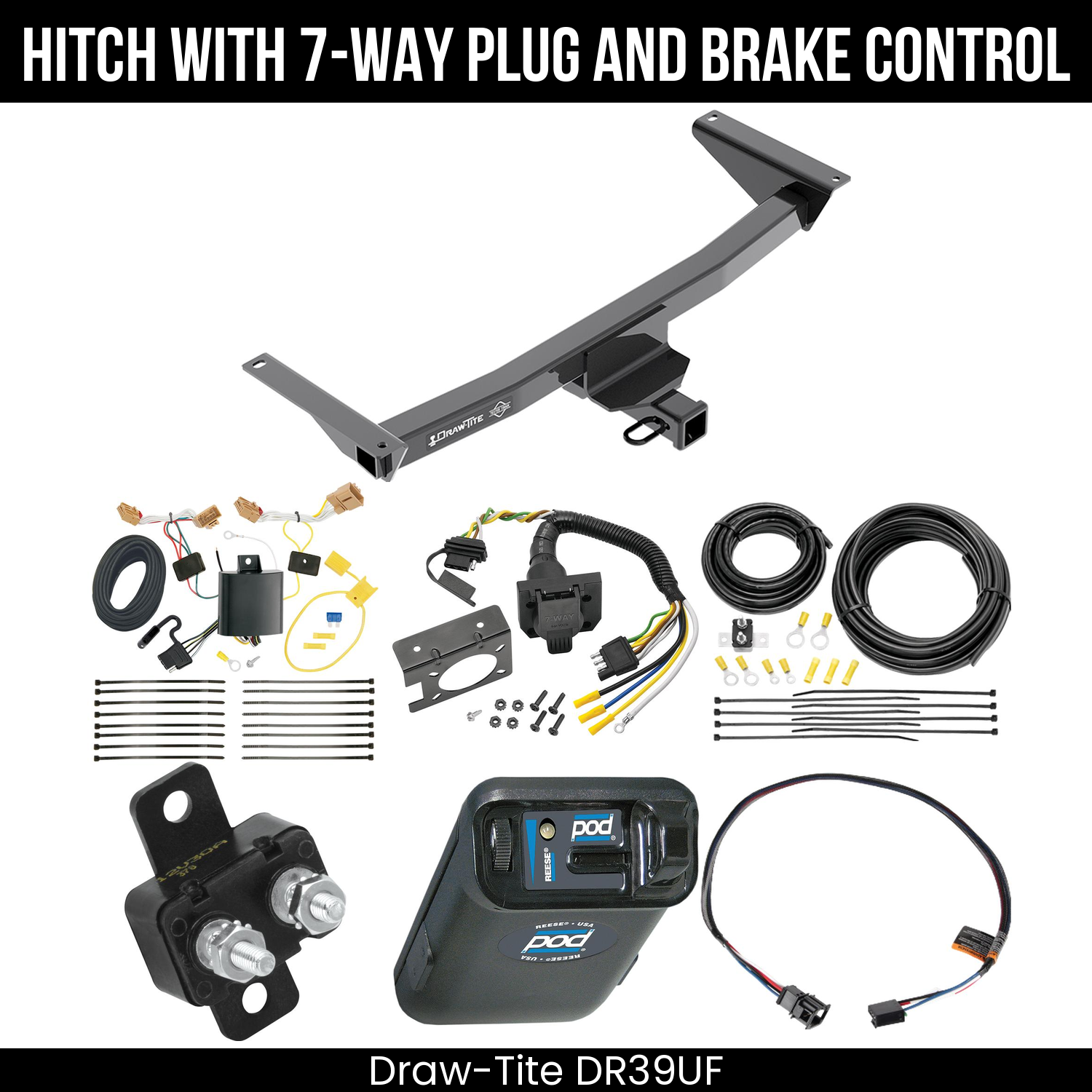 Trailer Hitch , 7-Way , Reese POD Brake Control