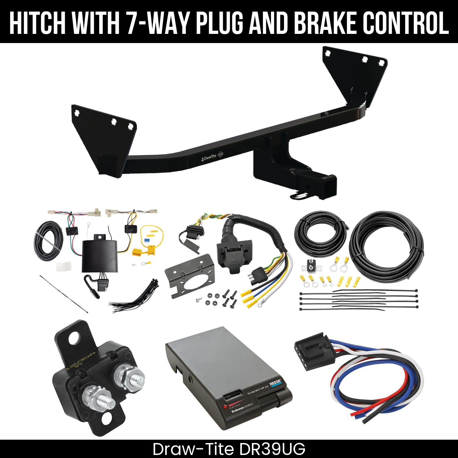 Trailer Hitch , 7-Way , Reese Brakeman Brake Control
