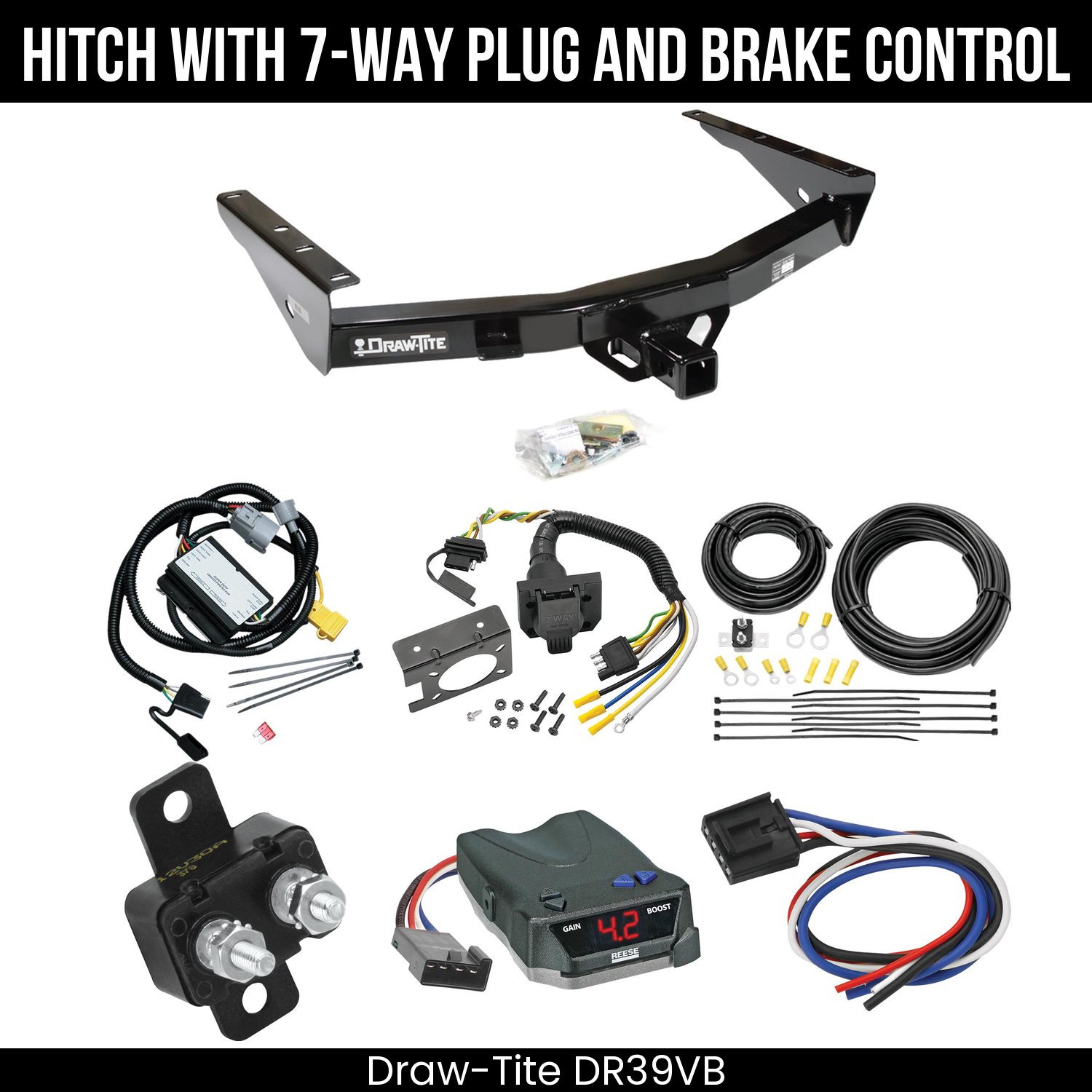 Trailer Hitch , 7-Way , Reese Brake EVN Control