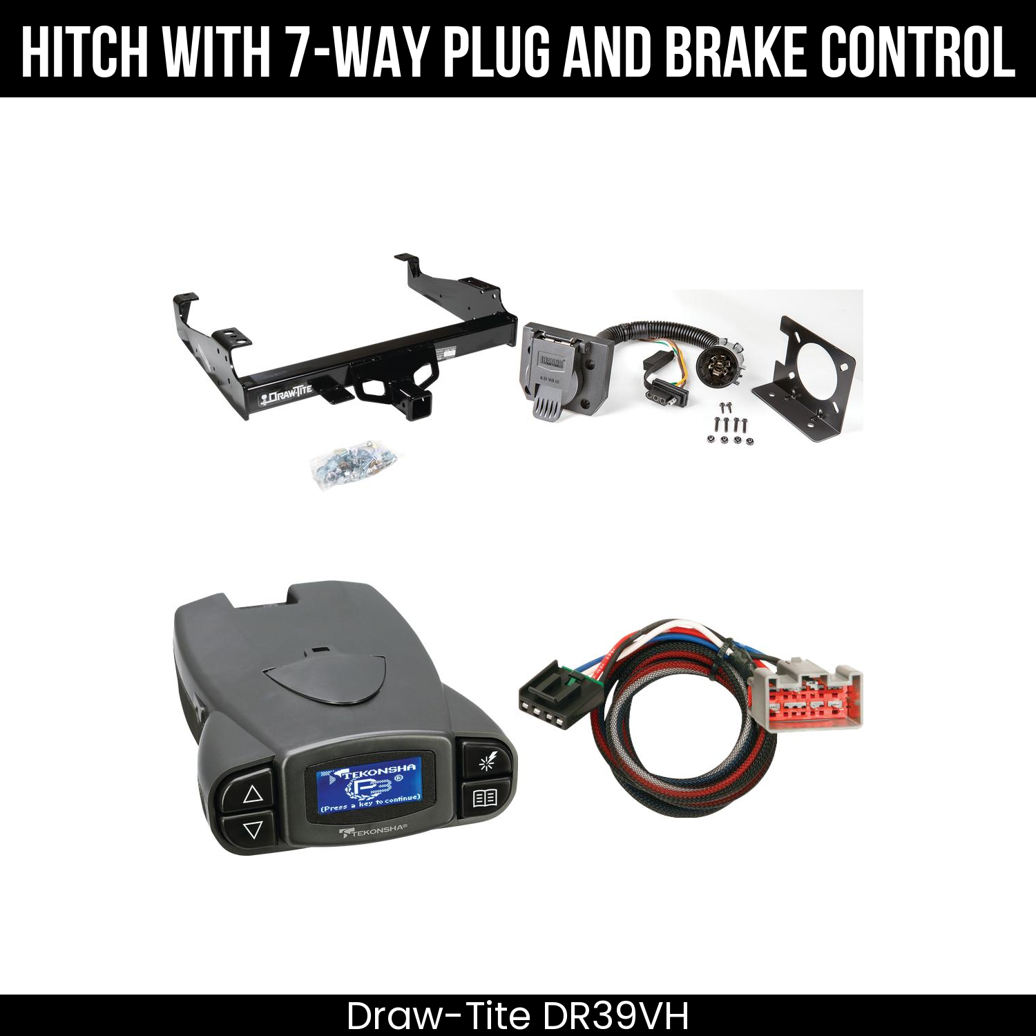 Trailer Hitch , 7-Way , Tekonsha Prodigy P3 Brake Control