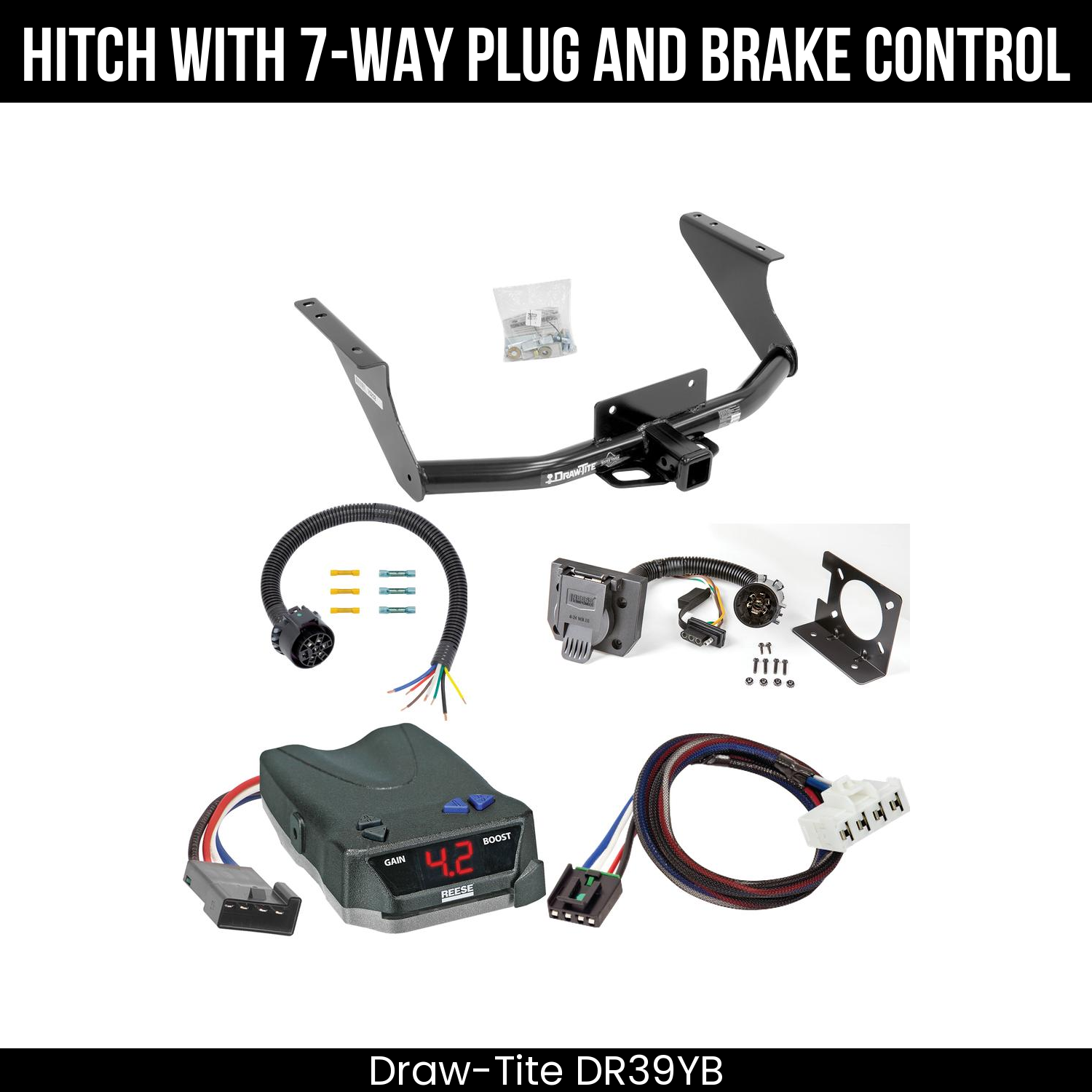 Trailer Hitch , 7-Way , Reese Brake EVN Control