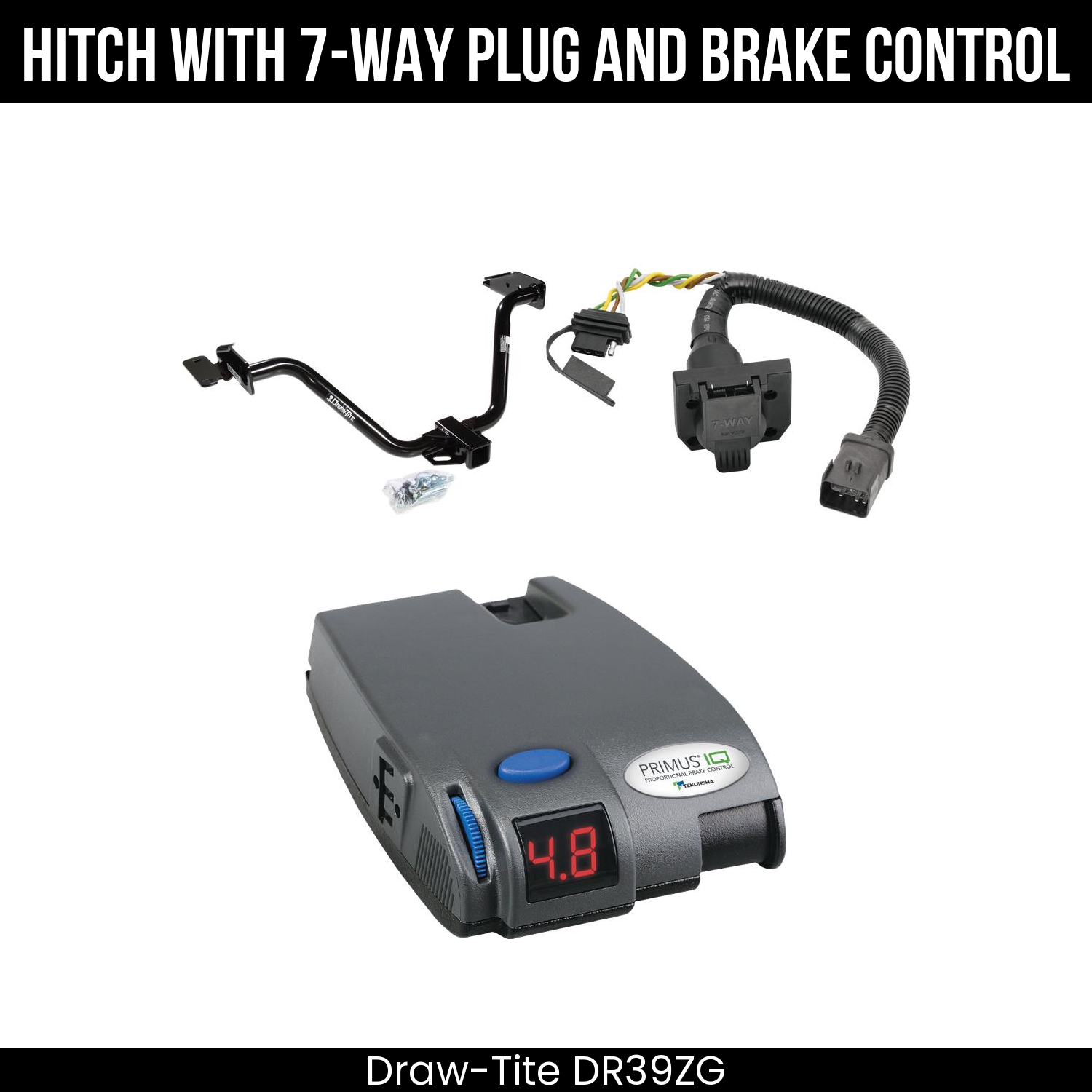 Trailer Hitch , 7-Way , Tekonsha Primus IQ Brake Control