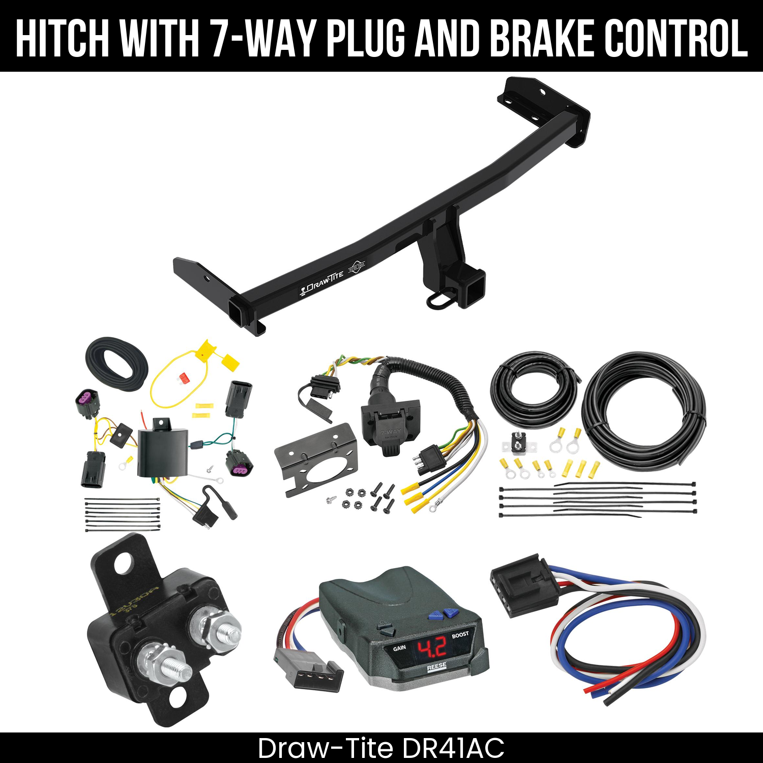 Trailer Hitch , 7-Way , Reese Brake EVN Control