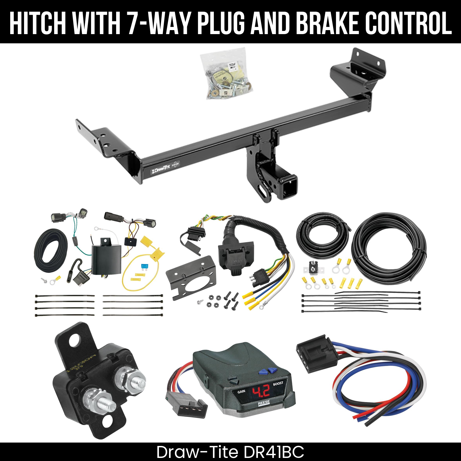 Trailer Hitch , 7-Way , Reese Brake EVN Control