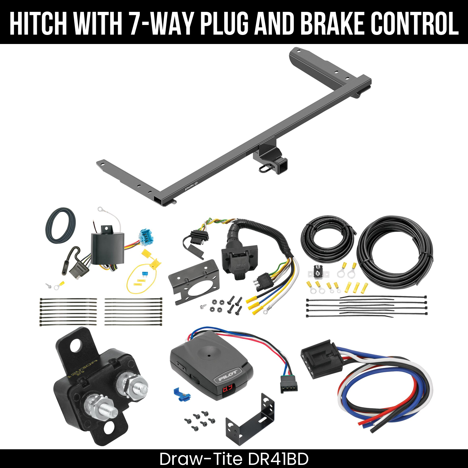 Trailer Hitch , 7-Way , Pro Series Pilot Brake Control
