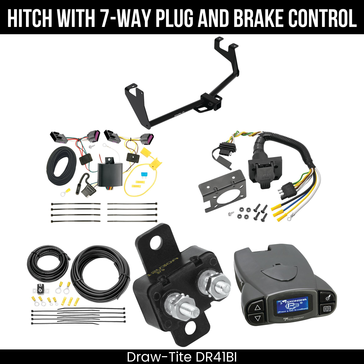 Trailer Hitch , 7-Way , Tekonsha Prodigy P3 Brake Control