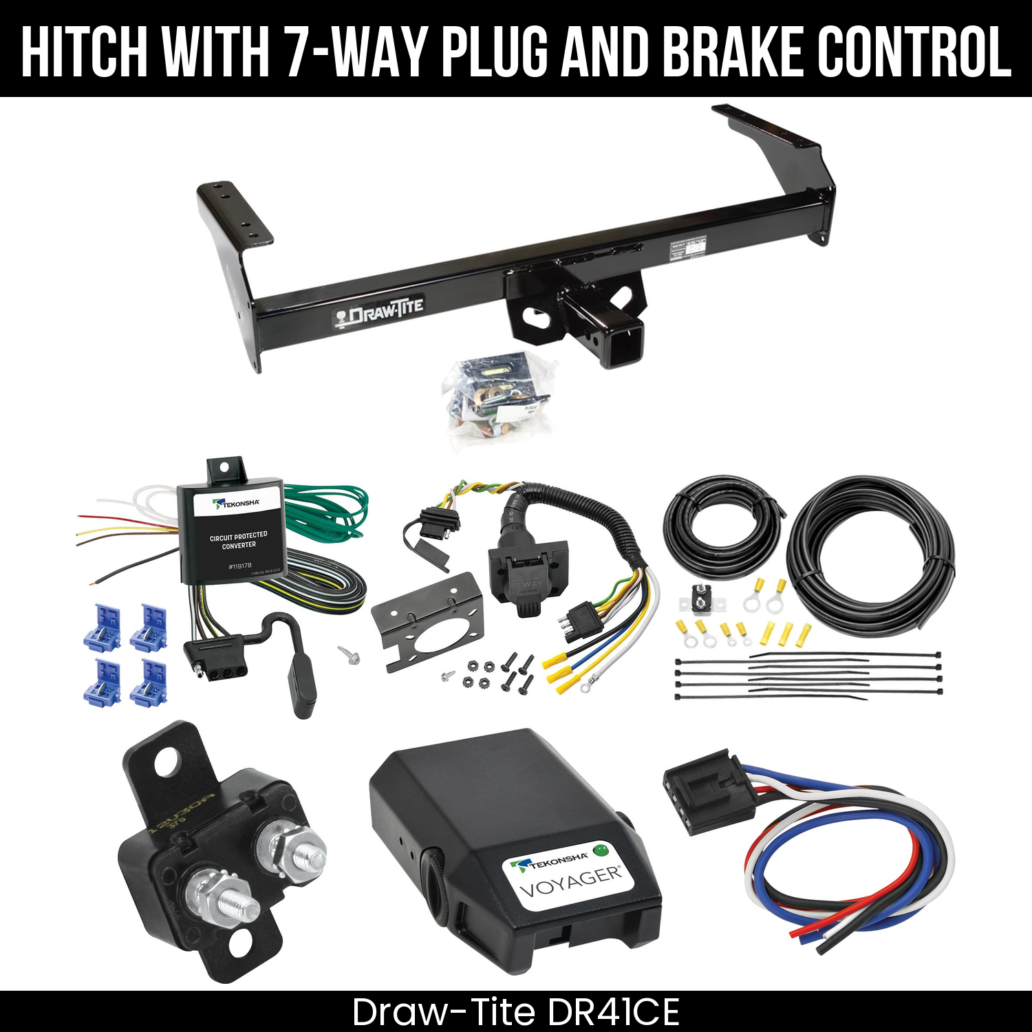 Trailer Hitch , 7-Way , Tekonsha Voyager Brake Control