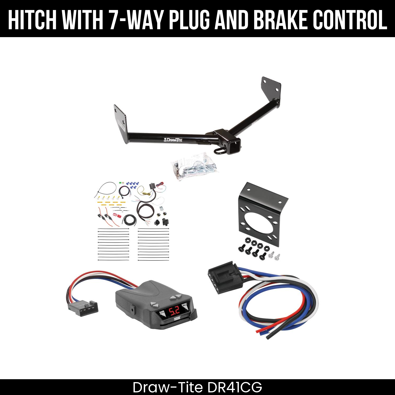 Trailer Hitch , 7-Way , Reese Brakeman IV Brake Control