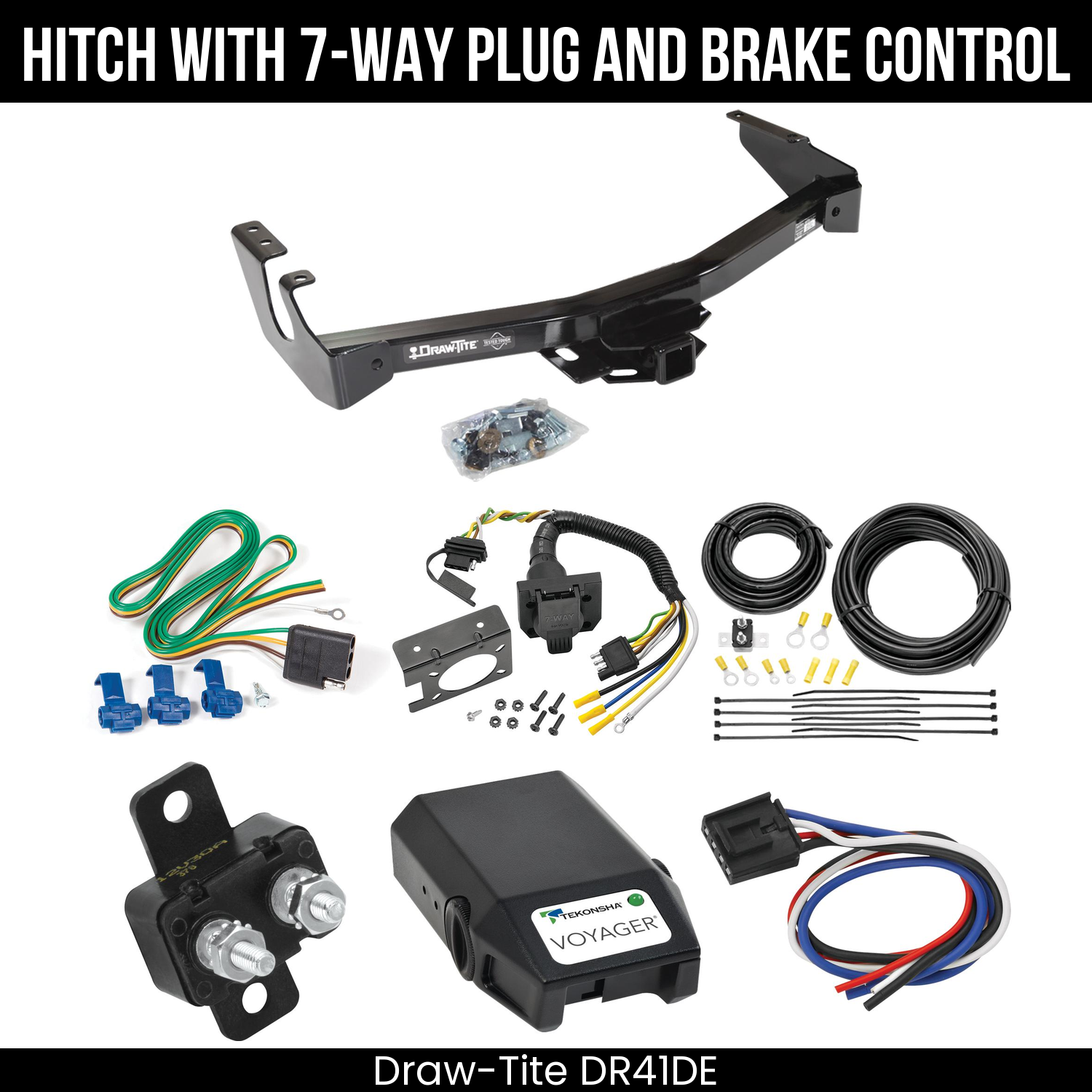Trailer Hitch , 7-Way , Tekonsha Voyager Brake Control