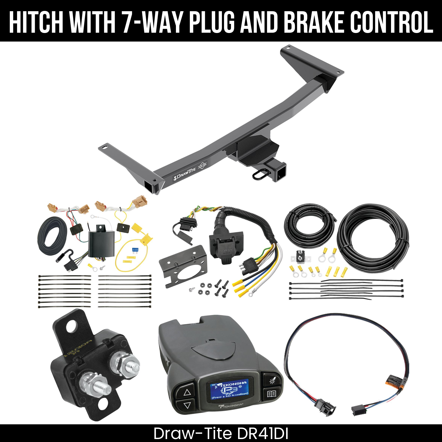 Trailer Hitch , 7-Way , Tekonsha Prodigy P3 Brake Control