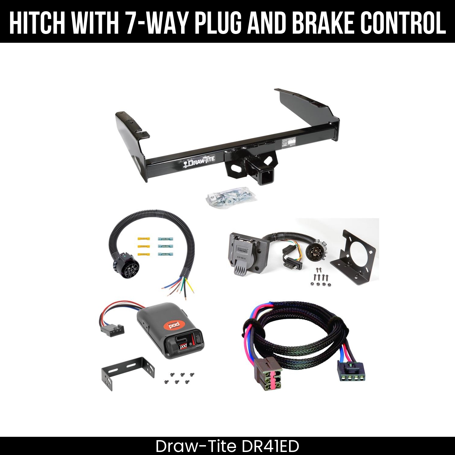 Trailer Hitch , 7-Way , Pro Series POD Brake Control