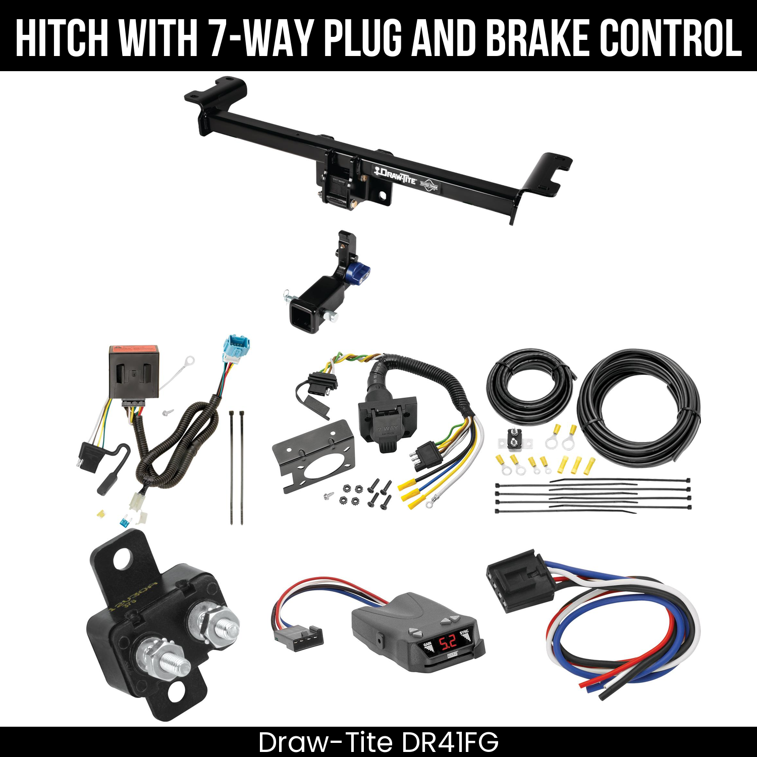 Trailer Hitch , 7-Way , Reese Brakeman IV Brake Control