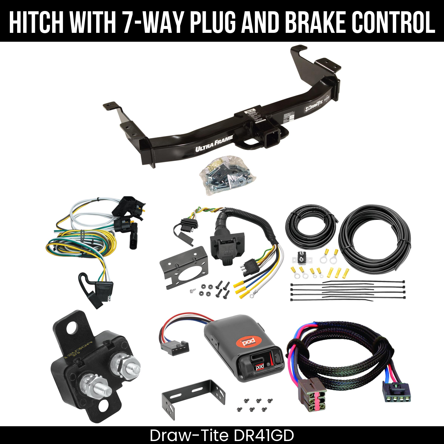 Trailer Hitch , 7-Way , Pro Series POD Brake Control