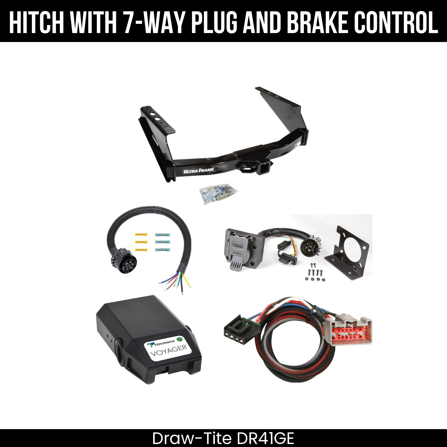 Trailer Hitch , 7-Way , Tekonsha Voyager Brake Control