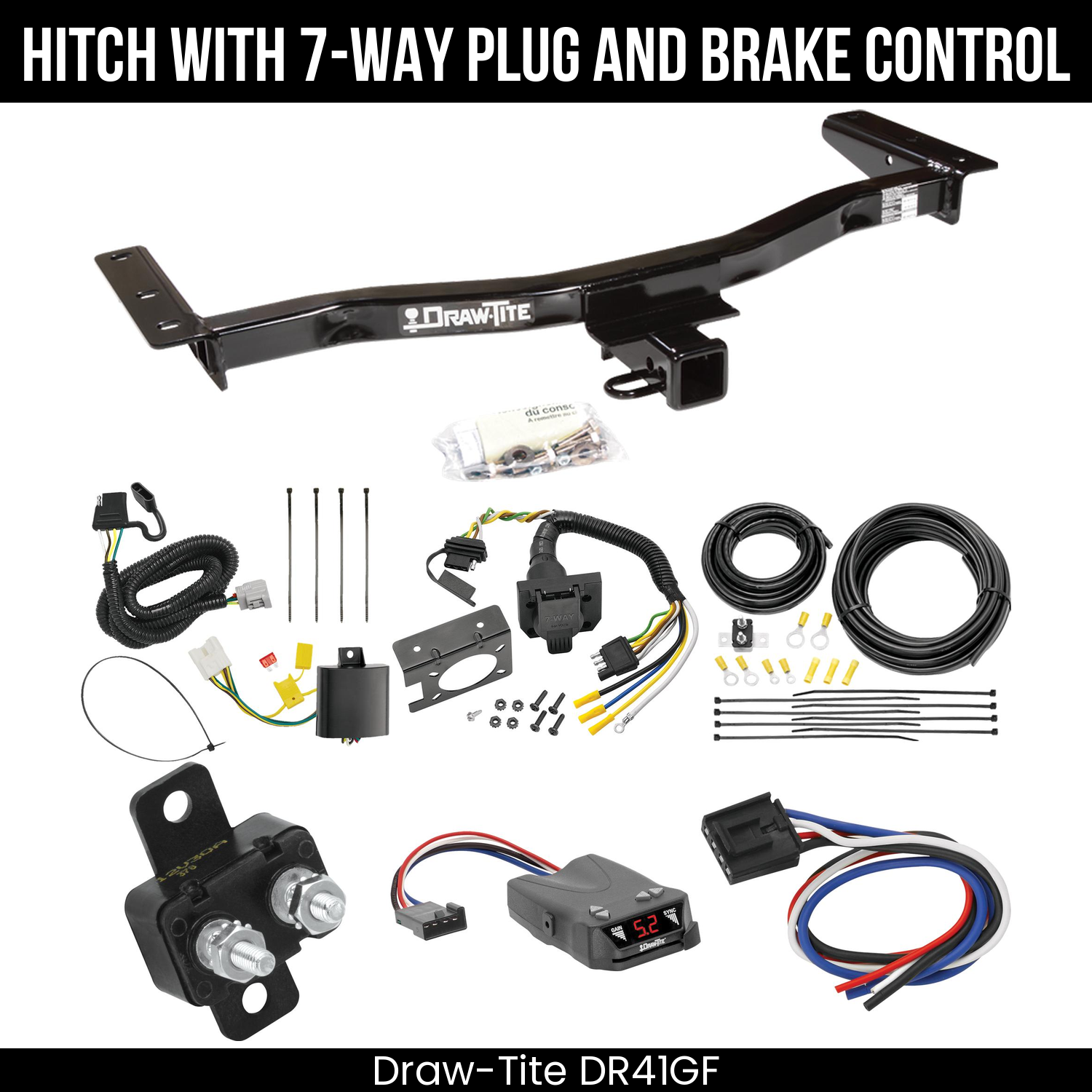 Trailer Hitch , 7-Way , Draw-Tite Activator IV Brake Control