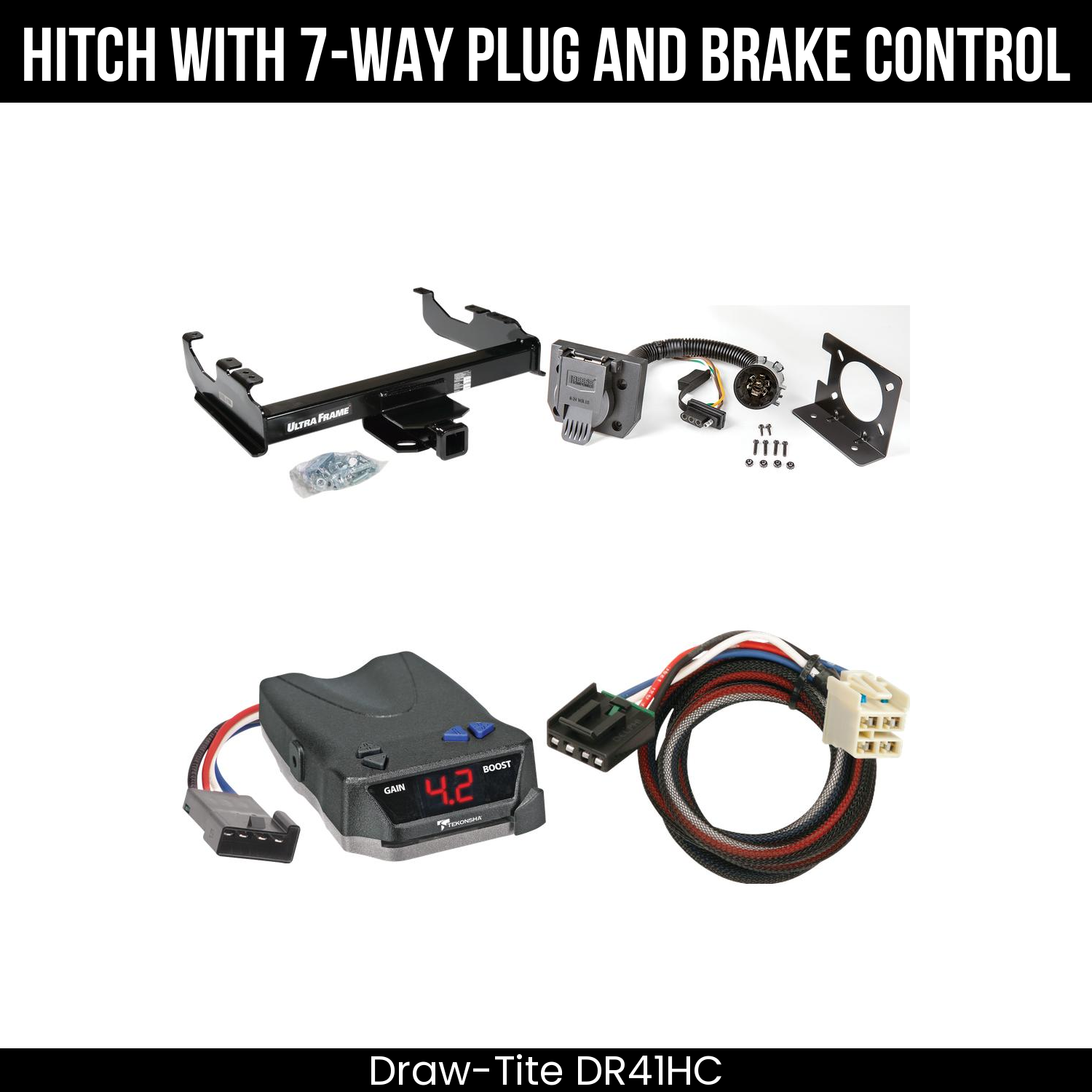 Trailer Hitch , 7-Way , Tekonsha Brake EVN Control