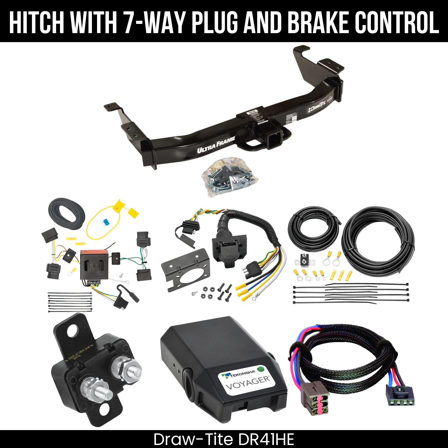 Trailer Hitch , 7-Way , Tekonsha Voyager Brake Control
