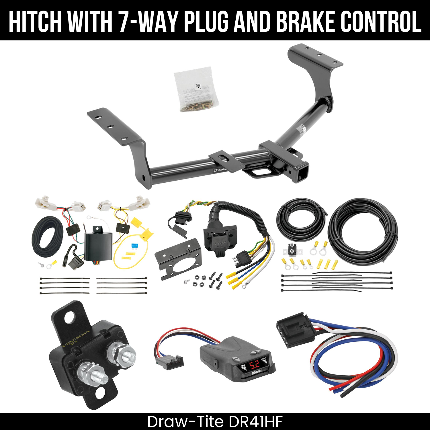 Trailer Hitch , 7-Way , Draw-Tite Activator IV Brake Control