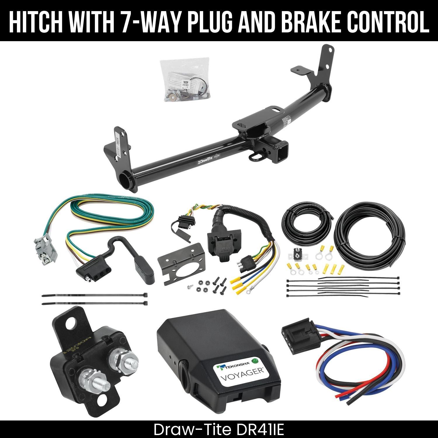 Trailer Hitch , 7-Way , Tekonsha Voyager Brake Control