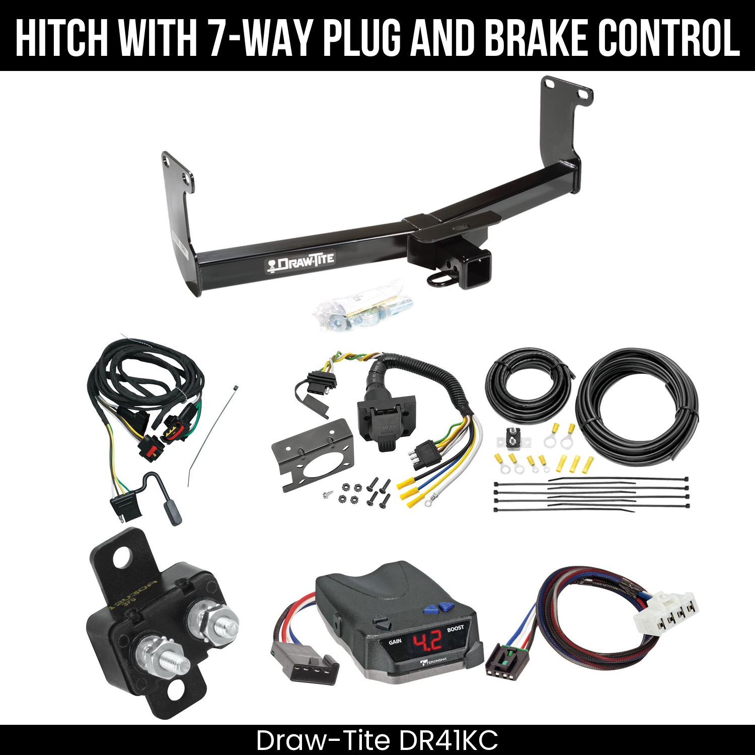 Trailer Hitch , 7-Way , Tekonsha Brake EVN Control
