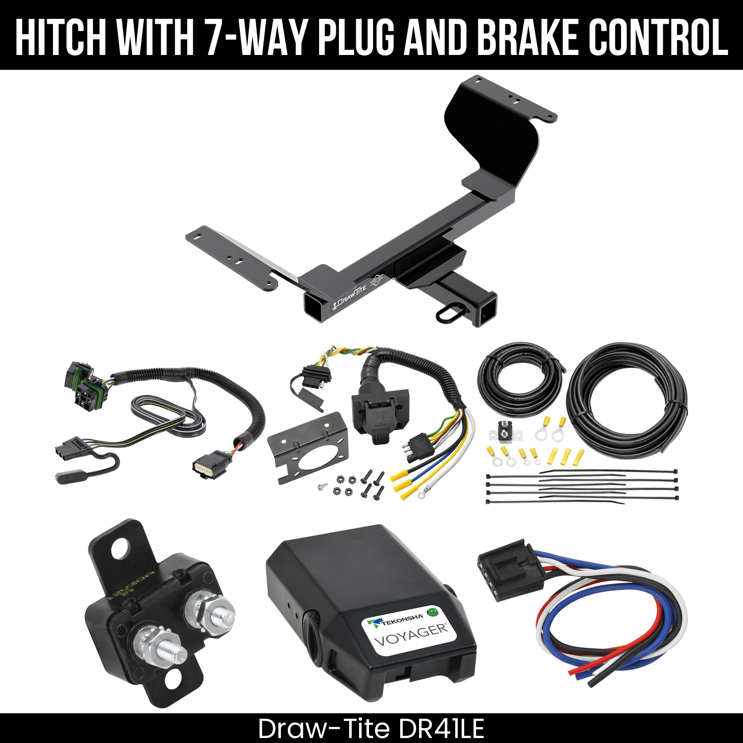 Trailer Hitch , 7-Way , Tekonsha Voyager Brake Control