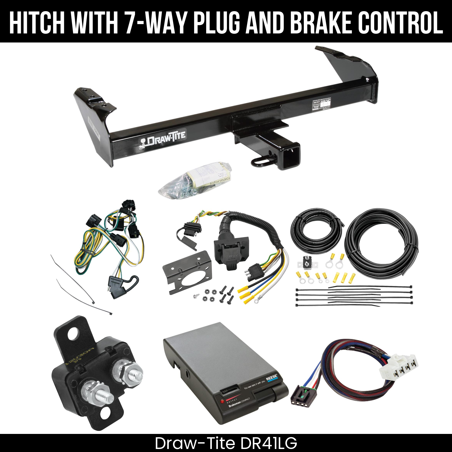 Trailer Hitch , 7-Way , Reese Brakeman Brake Control