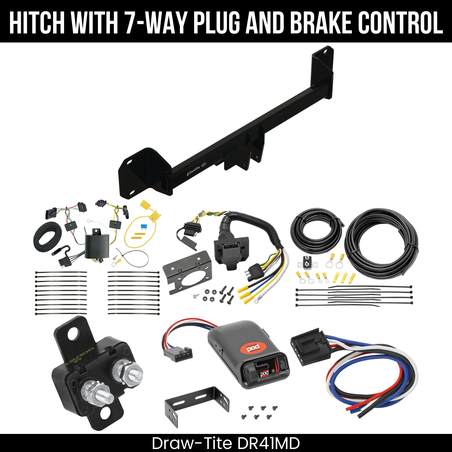 Trailer Hitch , 7-Way , Pro Series POD Brake Control