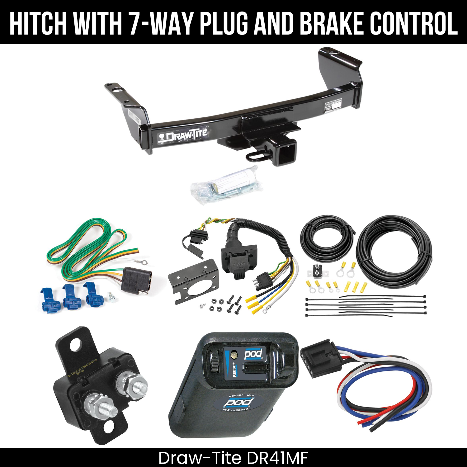 Trailer Hitch , 7-Way , Reese POD Brake Control
