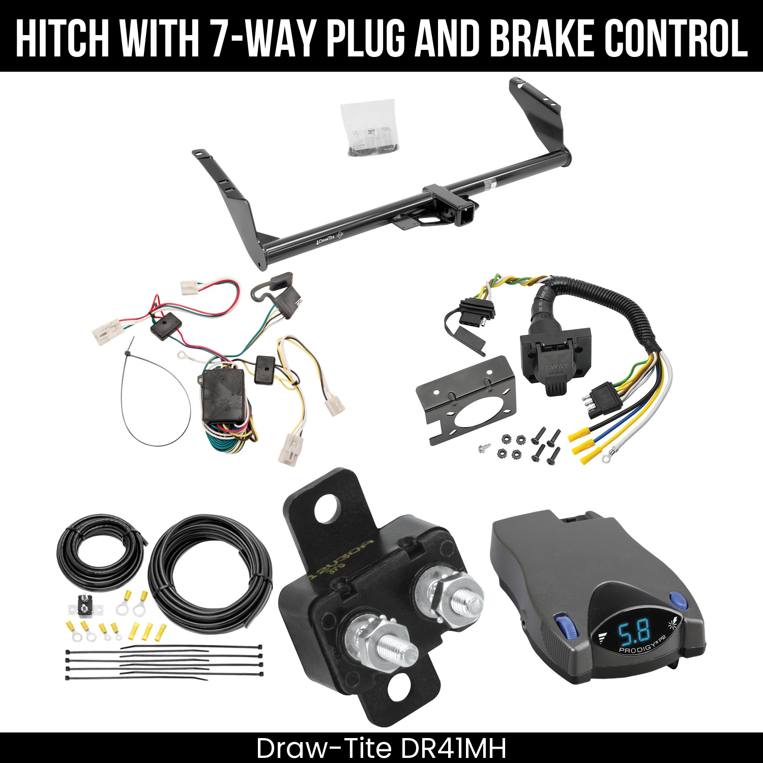 Trailer Hitch , 7-Way , Tekonsha Prodigy P2 Brake Control