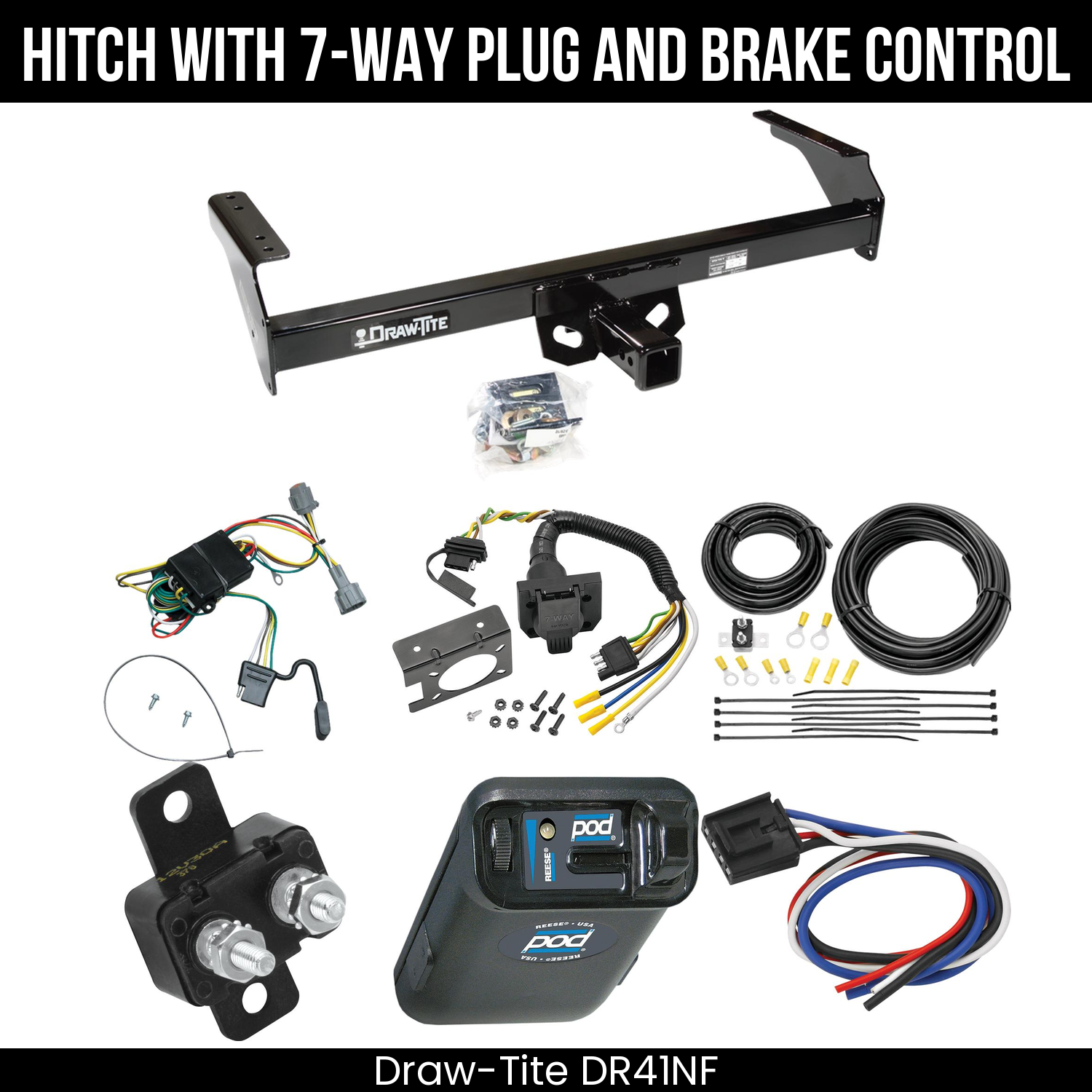 Trailer Hitch , 7-Way , Reese POD Brake Control