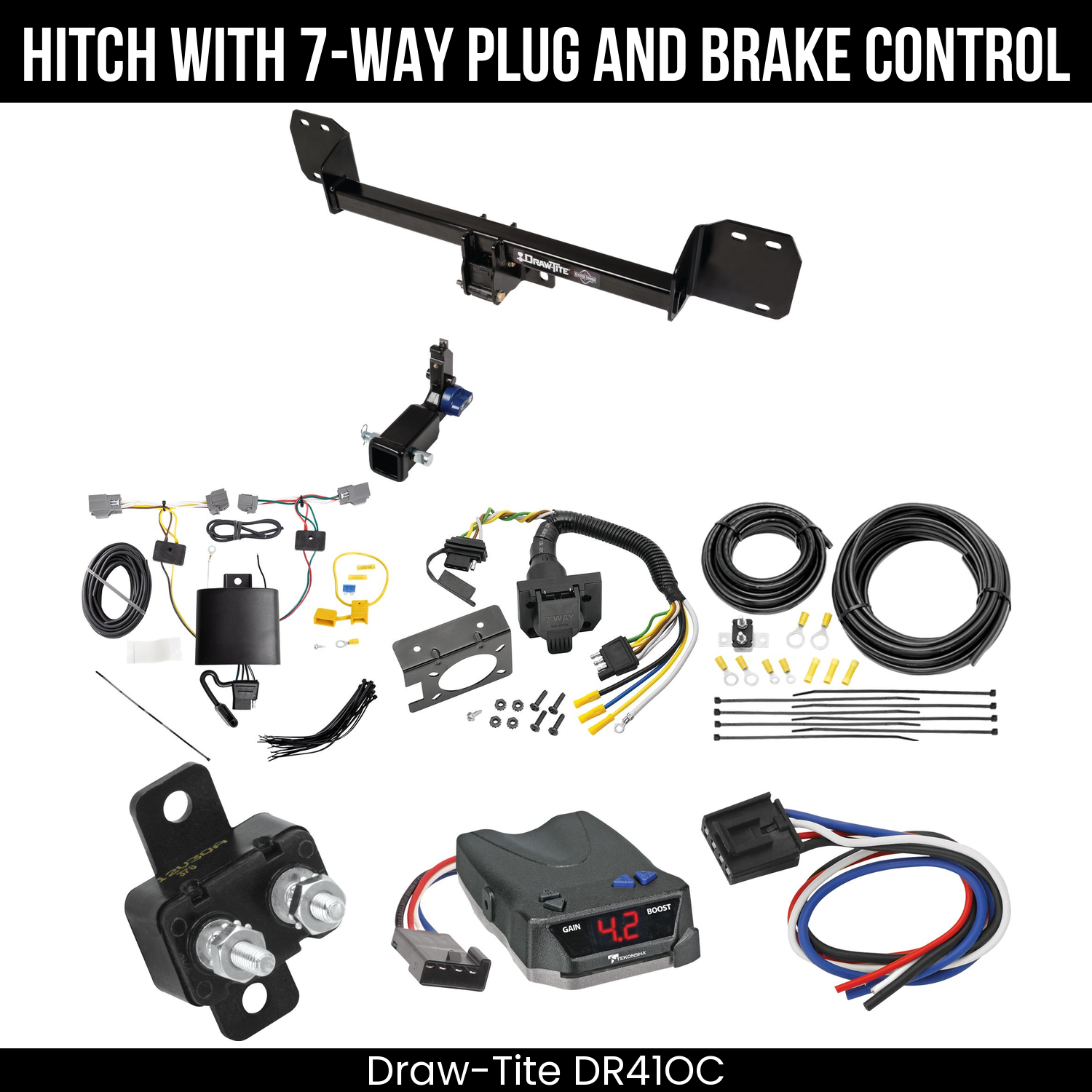 Trailer Hitch , 7-Way , Tekonsha Brake EVN Control