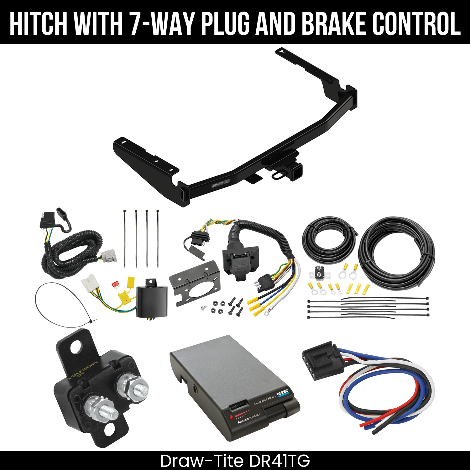 Trailer Hitch , 7-Way , Reese Brakeman Brake Control