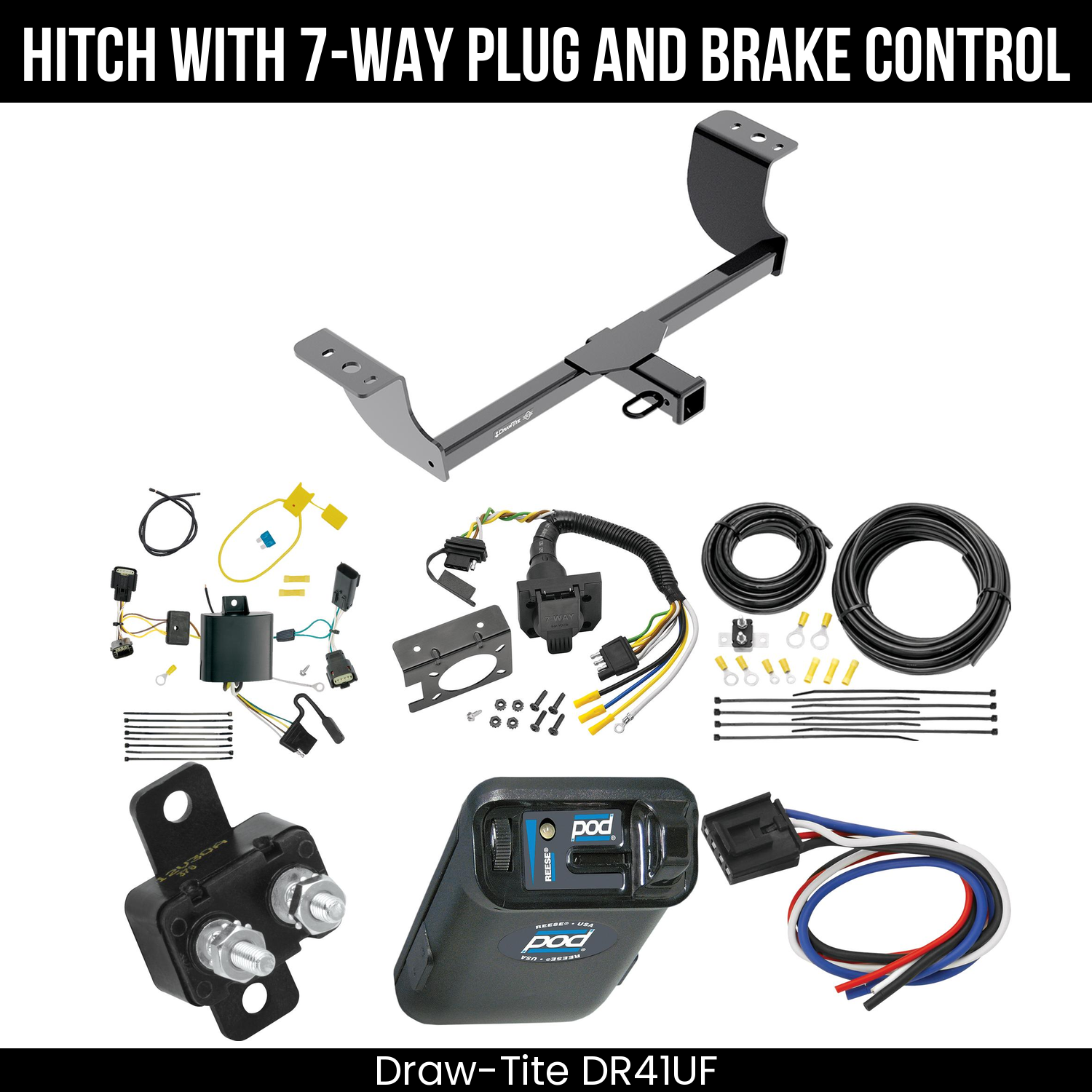 Trailer Hitch , 7-Way , Reese POD Brake Control