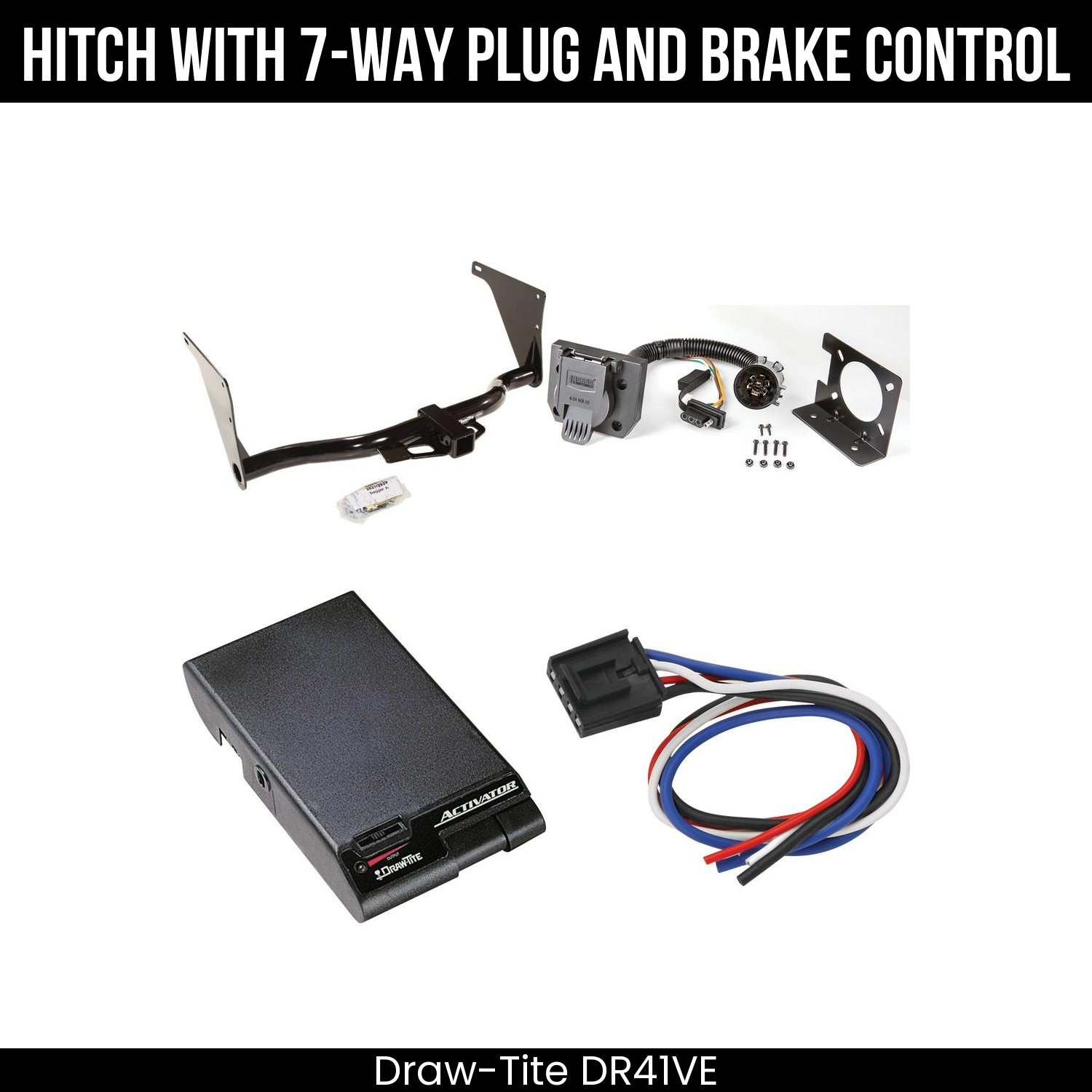 Trailer Hitch , 7-Way , Draw-Tite Activator Brake Control