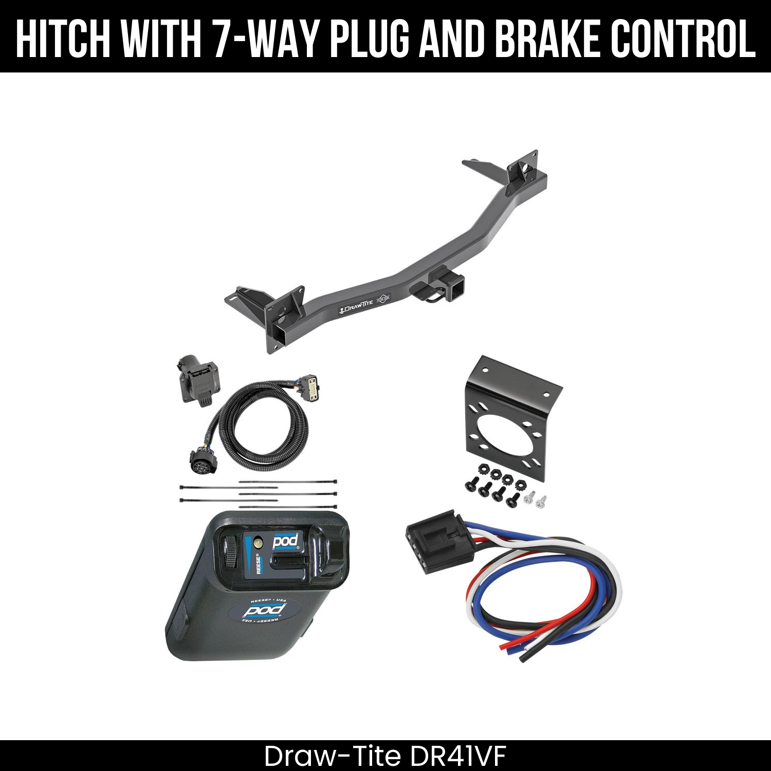 Trailer Hitch , 7-Way , Reese POD Brake Control