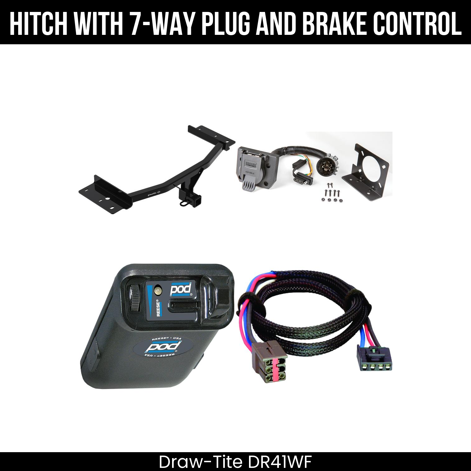 Trailer Hitch , 7-Way , Reese POD Brake Control